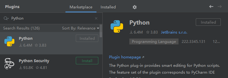 Python插件安装